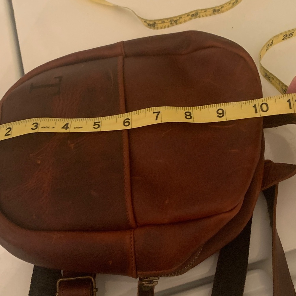 Leather backpack - image 8